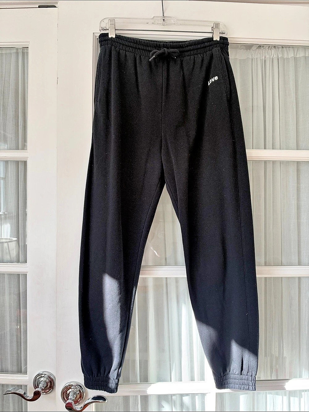 H&M Jogger Pants in Black Small